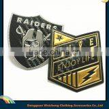 Custom 3d Logo Embossed Plating Lead Free Acrylic Branding Iron on Patch thumbnail-2