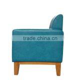 Green Living Room Leather Dining Arm Chair With Low Price thumbnail-3