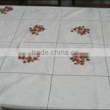 Hand Hemstitched and Embroidered Table Cloth No.23 thumbnail-1