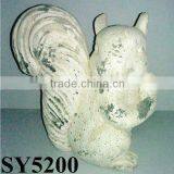 White Finish Squirrel Animal Garden Decoration thumbnail-1