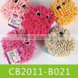 Microfiber chenille screen cleaning ball