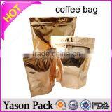 Yason New Style and High Quality Block Bottom Coffee Bag Plastic Packaging Coffee Bag With Tin Tie and One-way Valve Side Gusse thumbnail-6