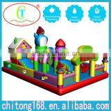 Inflatable Colorful Cartoons Castles With Slides thumbnail-1