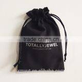 suede jewelry pouch/suede drawstring bag