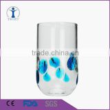 Personalized hand made chape colored drinking water glass cup                        
                                                Quality Choice
