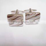 Square Polishing Texture Cufflinks