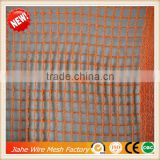 Orange HDPE knitted construction scaffolding safety netting,plastic scaffolding safety netting