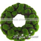 Wholesale selling interior decorative artificial moss circle