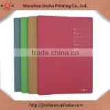 School Agenda Recycled Paper Advertising Notepad English Notebook for Students