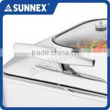 SUNNEX Factory Price Modern Designed Mirror Polished Stainless Steel Digital Control 4.5 Litre Catering Electric Chafing Dish thumbnail-6