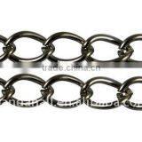 Black Iron Twist Curb Chain for Jewelry Making, Lead Free & Nickel Free thumbnail-1