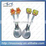 Cutlery Set Cartoon Panda Shape Food Grade Custom Stainless Steel Spoon