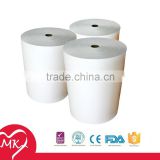 100% Virgin wood pulp tissue paper toilet roll jumbo base paper roll with the lowest price