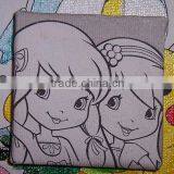 Line Printed Stretched Canvas for Painting