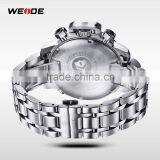 WEIDE Men Full Steel Watch Quartz Movement Stop Watch Waterproof Diving Military Men Sports Watches Men Luxury Brand WG93002 thumbnail-6