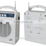 Portable Wireless PA Amplifier, FM RADIO, USB Recorder