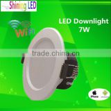 High Quality 86-265V Wifi/Remote Control 7W Smart LED Downlight