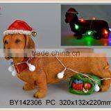 Christmas Ornament Resin Dachshund Statue thumbnail-1