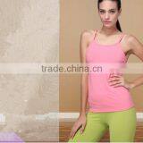 Women's Athletic Racer Back Tank Top & Skinny Yoga Outfits thumbnail-1