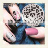2016 Factory Outlets Nail Art Stamping Plates DIY NEW Stainless Steel Handle Flower Stencils Templates for Nails Polish thumbnail-2