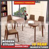 Good Prices China Famous Brand Nordic Styles Olid Wooden Dining Table