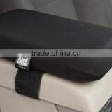 Black Neoprene Center Console Armrest Pad Cover With Jeep Cat Dog Paw Paws Print Logo For Jeep Wrangler JK Sahara Sport thumbnail-2