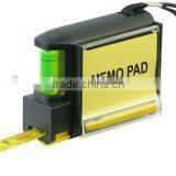 Tape Measure With Notepad,level