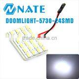 New Product Car Led Domelight 5730 24SMD Led Interior Lights Festoon Lights