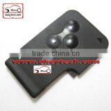 High Quatity Renault Smart Card Remote Key Shell for Renault 3 Button With Blank no Logo Car Key Romote Key Shell