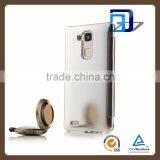 2016 Luxury Electroplate Clear View Smart Flip Leather Mirror Case for Huawei Ascend Mate 7 Mobile Accessories China Supplier thumbnail-3