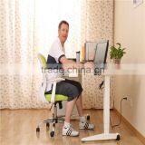 2015 Newest European Design Two Legs Electric Height Adjustable Computer Desk thumbnail-4