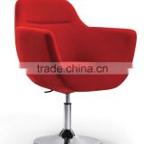 red leisure salon chair