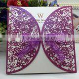 High Quality Decorating Laser Cut Wedding Invitations thumbnail-1