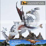MY Dino-C043 3 Headed Fiberglass Dragon Statues for Sale thumbnail-5