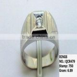 QCR479 Wedding Design 925 Sterling Silver Ring