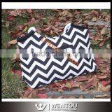 Monogrammed Wholesale Chevron Tote Bag thumbnail-1