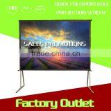 High Quality Artwork Outdoor Fastfold Projection Screen Home Theater Style Projector Screen thumbnail-3