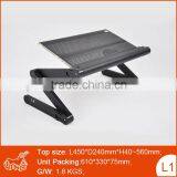 Adjustable Laptop Folding Table Portable Bed Tray Table thumbnail-1