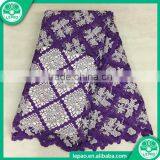 Polyester Multi-color Guipure Cord Bridal Lace Fabric Market in Dubai Wholesale thumbnail-4