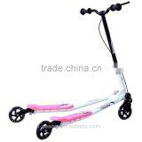 Homcom Pink/White Kids 3 Wheels Foldable Push Speeder Scooter thumbnail-3