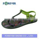 Fresh Color Summer Cheap Jelly Sandal for Lady thumbnail-1