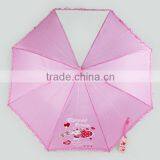 2016 Cheap Promotional Pink Polyester Kids Umbrella for Girls thumbnail-6