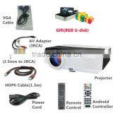Wireless Home Theater Projector Projector for Sale HDMI Vga USB Port thumbnail-5