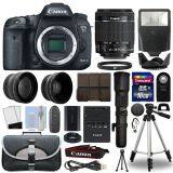 Canon 7D Mark II DSLR Camera+ 4 Lens 18-55mm IS STM + 500mm + 16GB Telephoto Kit thumbnail-1