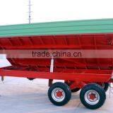 Tractor Hydraulic Farm Tandem Tippping Trailer, Tipping Wagon, Dump Trailer, Dump Wagon 6 Ton, Rear and Side Tipping thumbnail-2