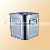 Stainless Steel Square Soup And Food Barrel Or Bucket thumbnail-1