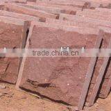 Red Sandstone Mushroom Stone Wall Cladding,Natural Decorative Red Stone thumbnail-1