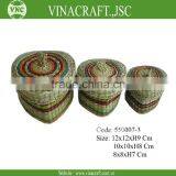 Seagrass Storage Baskets With Lids