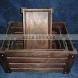 Cheap Colorful Handmade Used Wooden Fruit Crates for Sale thumbnail-6