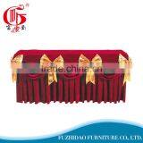 Beautiful Ruffled Banquet Table Cover for Wedding Event thumbnail-3